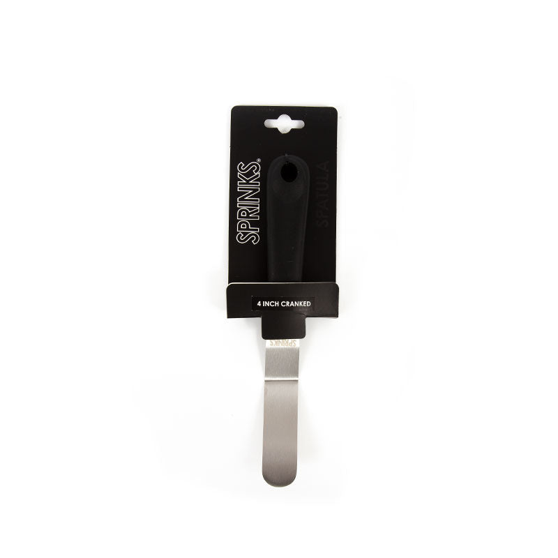Stainless Steel Cranked Spatula - 4" (11cm) | SPRINKS - Premium from O'Khach Baking Supplies - Just $4.95! Shop now at O'Khach Baking Supplies