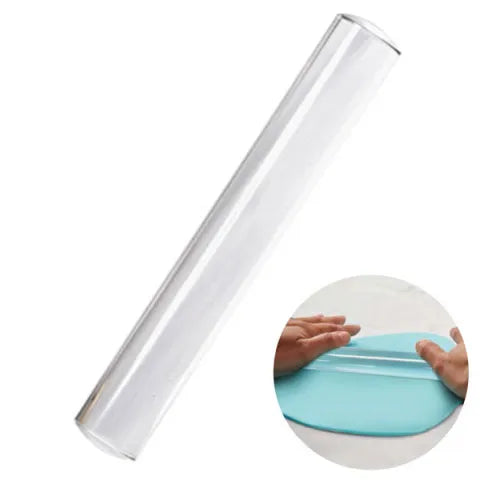 Acrylic Rolling Pin 50cm x 4.5cm – Perfect for Fondant & Baking Projects