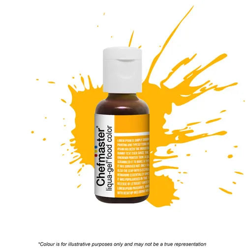 Golden Yellow - Gel Food Colour 20g (Chefmaster) - Premium from O'Khach Baking Supplies - Just $4.95! Shop now at O'Khach Baking Supplies