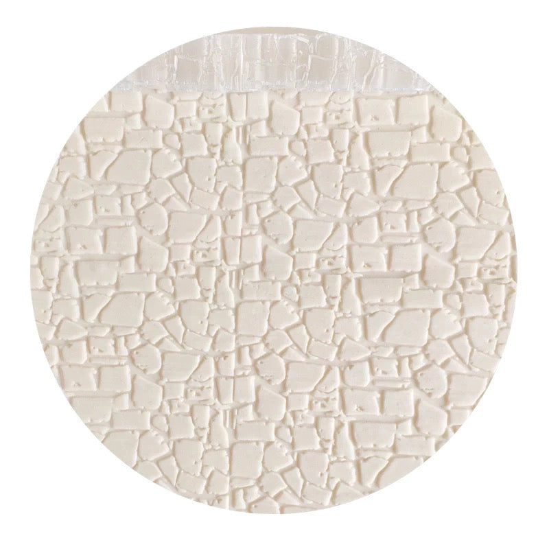 Stone Wall Pattern - Acrylic Embossing Rolling Pin – Fondant, Cookie & Clay Texture Roller
