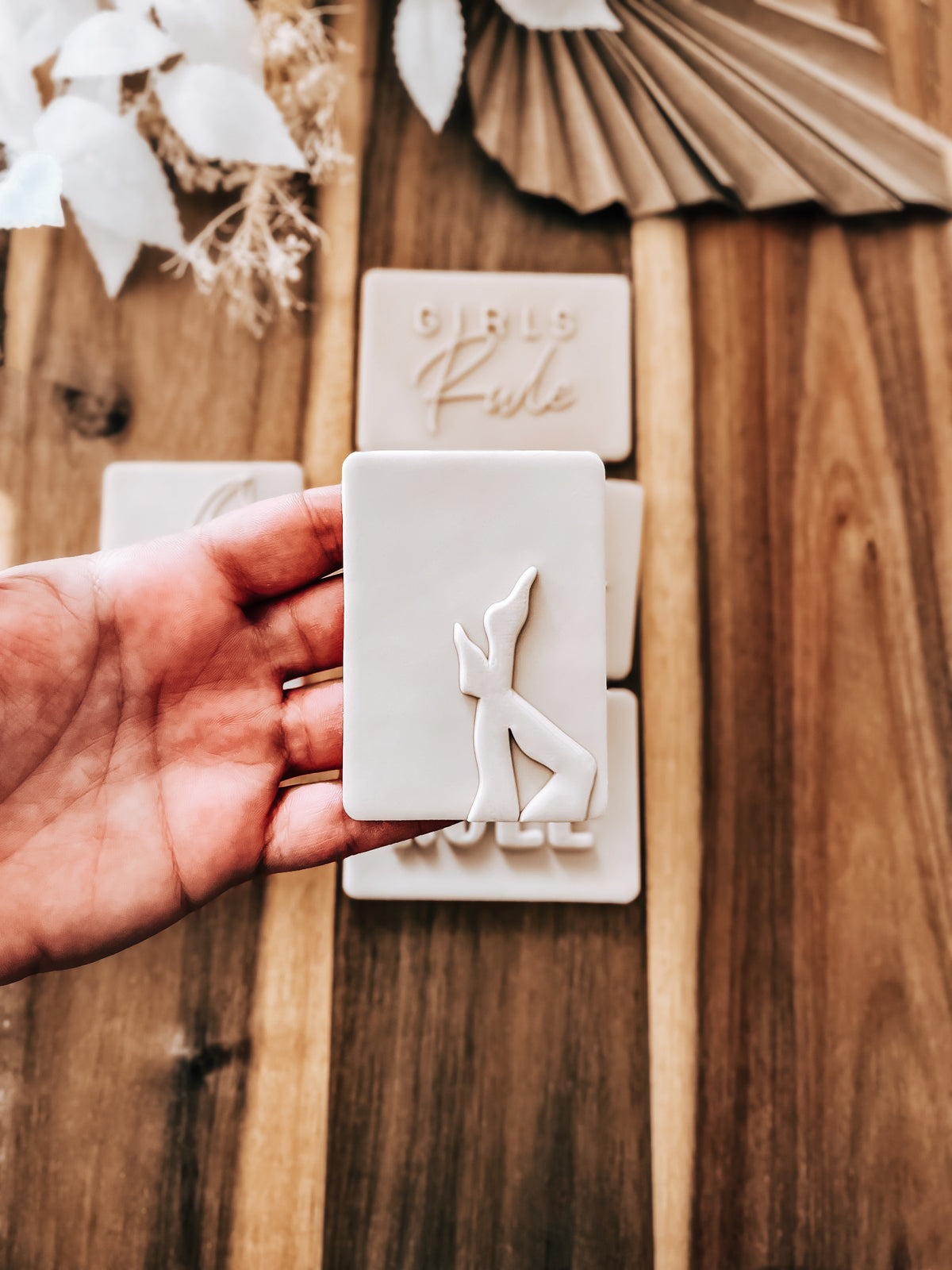Woman Legs 'UP' Cookie Stamp - Perfect for Fondant & Sugar Cookies