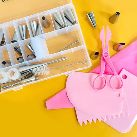 Cake Craft Piping Tip Set - 36 Piece - Premium from O'Khach Baking Supplies - Just $21.99! Shop now at O'Khach Baking Supplies