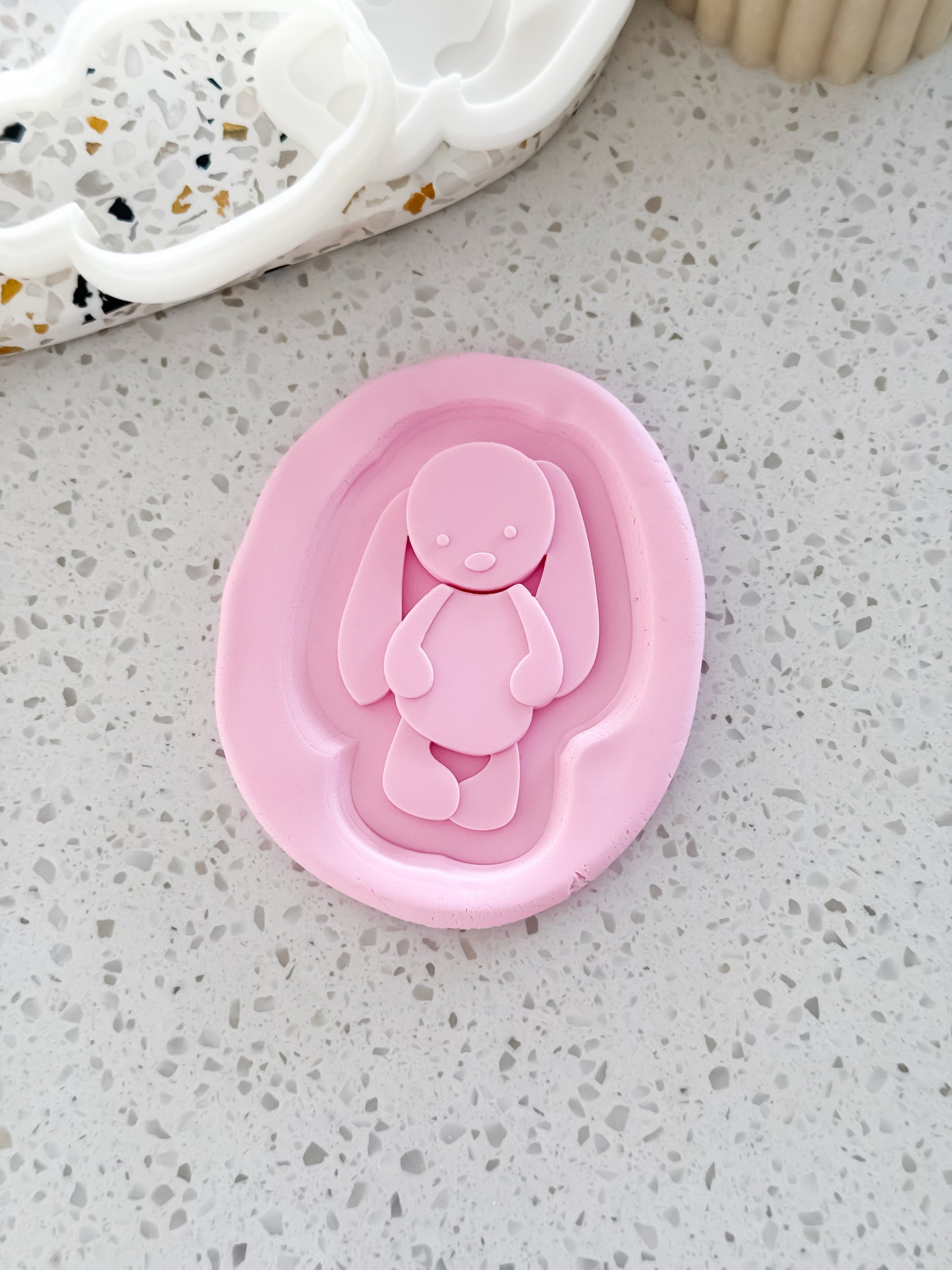 Honey Bunny (With Face) Stamp and Cutter - Perfect for Fondant & Sugar Cookies