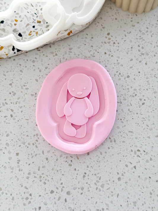 Honey Bunny (With Face) Stamp and Cutter - Perfect for Fondant & Sugar Cookies