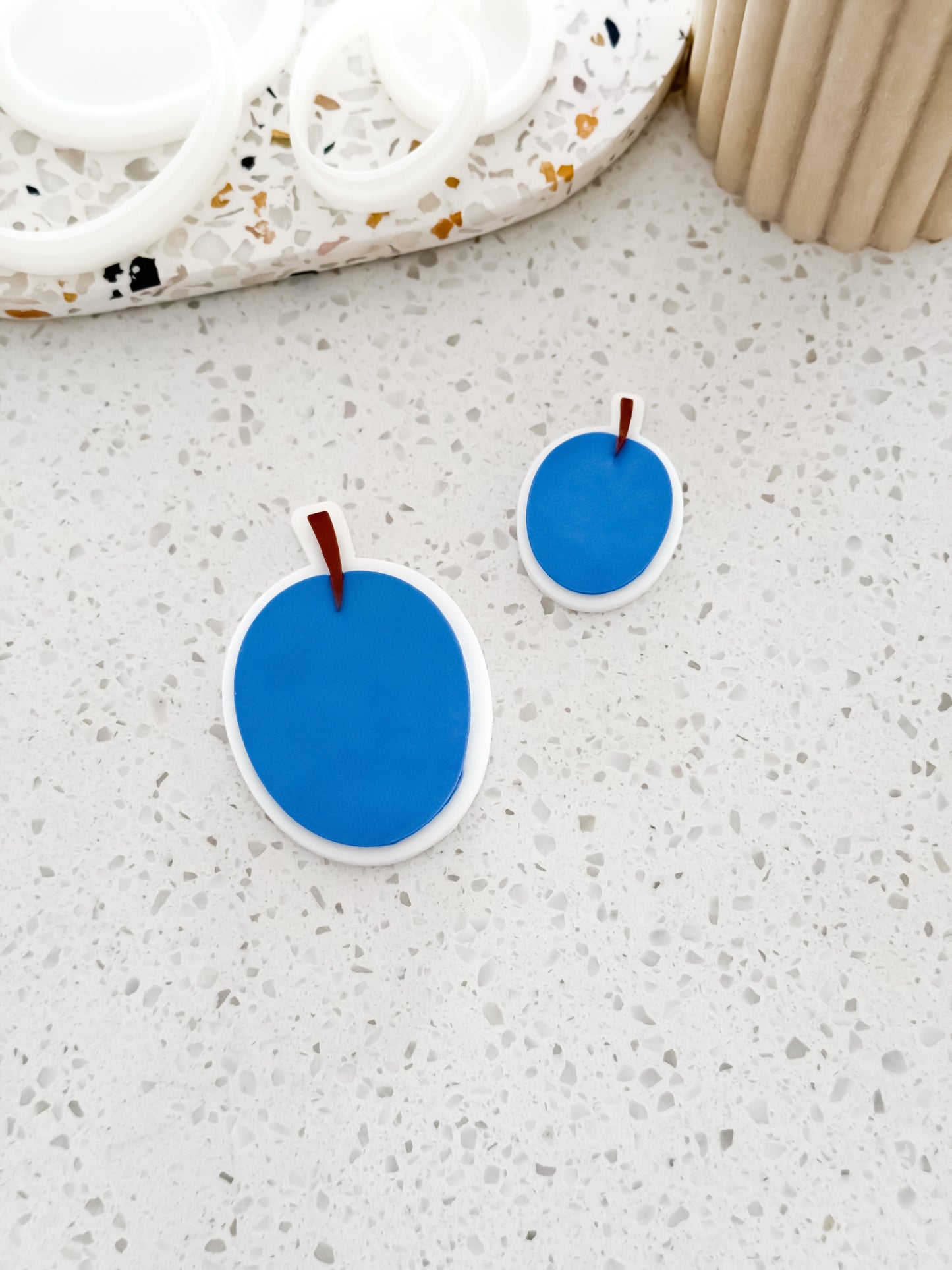 Plum (Caterpillar) Stamp & Cutter - Perfect for Fondant & Sugar Cookies