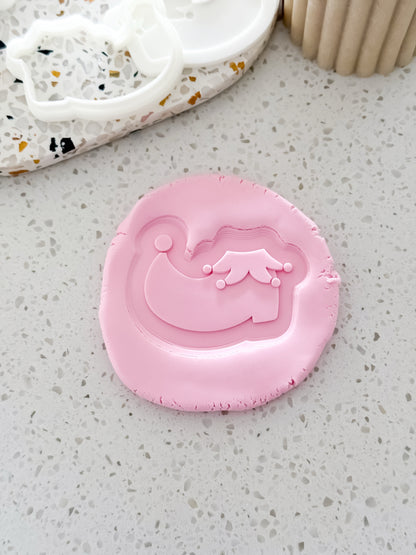 Elf Shoe Stamp & Cutter - Perfect for Fondant & Sugar Cookies