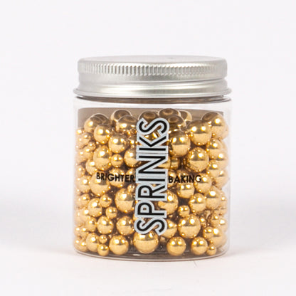 Bubble Bubble SHINY Gold - Sprinks - O'Khach Baking Supplies