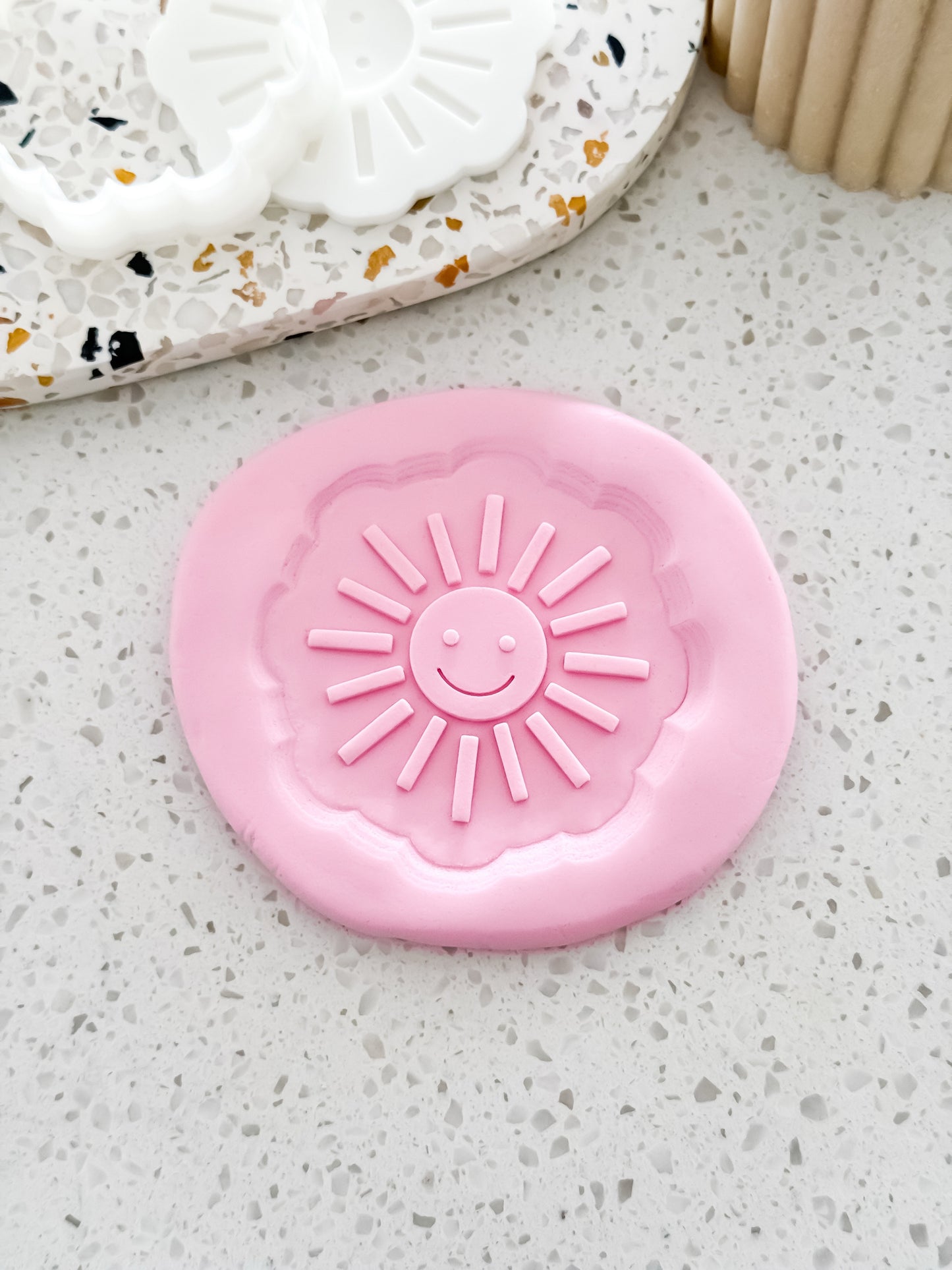 Sun (Caterpillar) Stamp & Cutter - Perfect for Fondant & Sugar Cookies