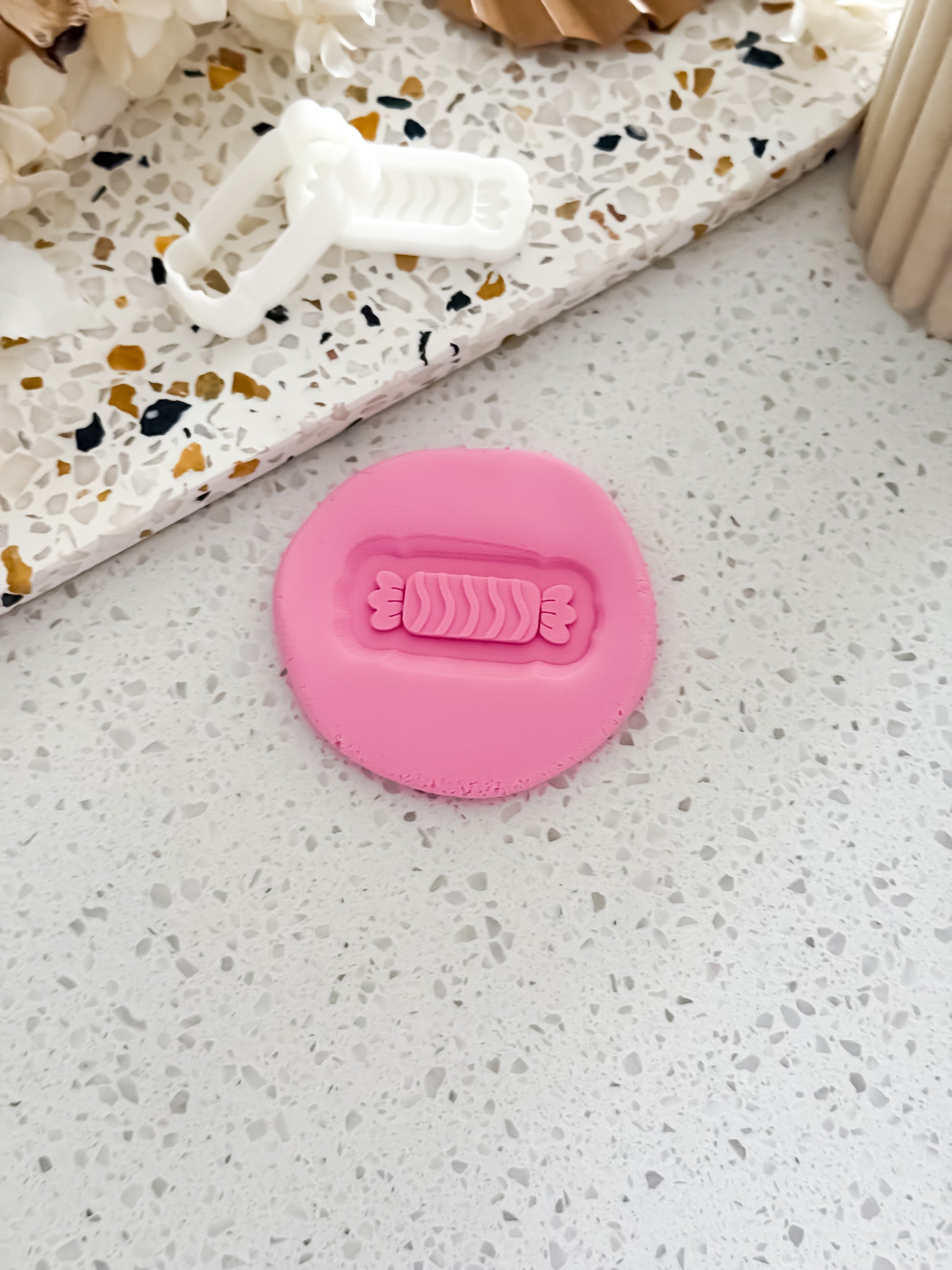 Mini Long Lolly Stamp & Cutter - Perfect for Fondant & Sugar Cookies