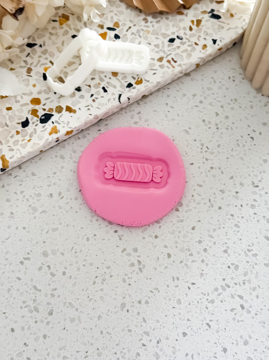 Mini Long Lolly Stamp & Cutter - Perfect for Fondant & Sugar Cookies
