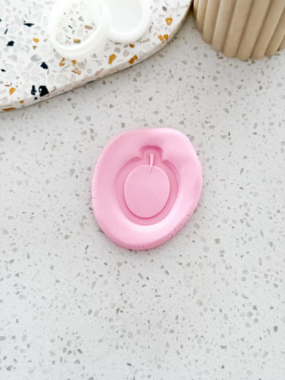 Mini Plum (Caterpillar) Stamp & Cutter - Perfect for Fondant & Sugar Cookies