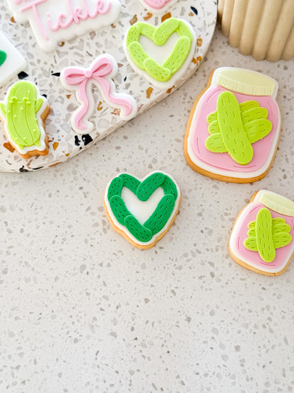Big Dill Heart - Cookie Stamp and Cutter