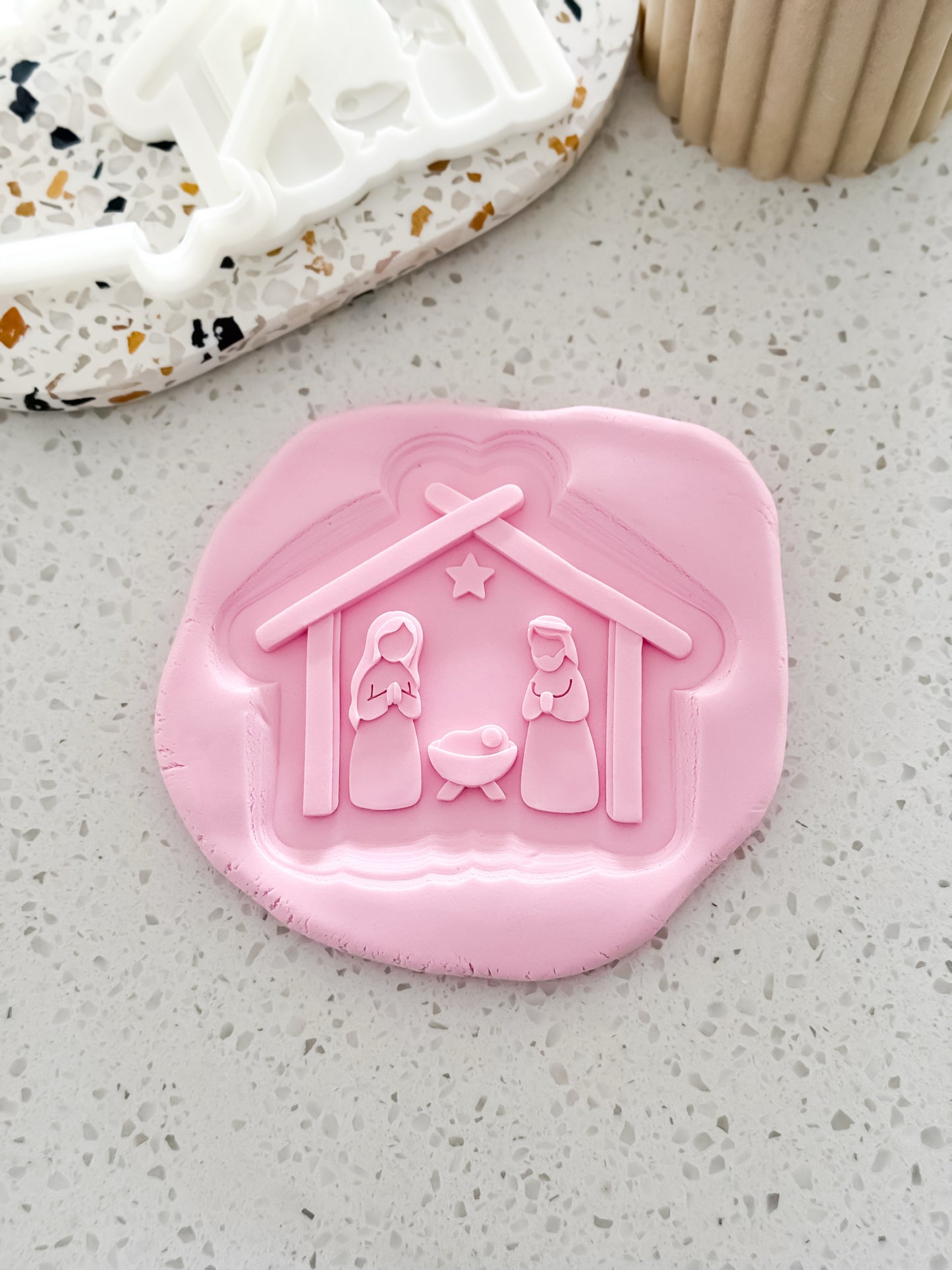Nativity Scene Stamp & Cutter - Perfect for Fondant & Sugar Cookies