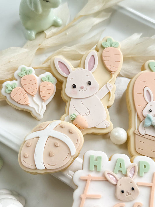Easter Carrot Bouquet - Cookie Stamp and Cutter