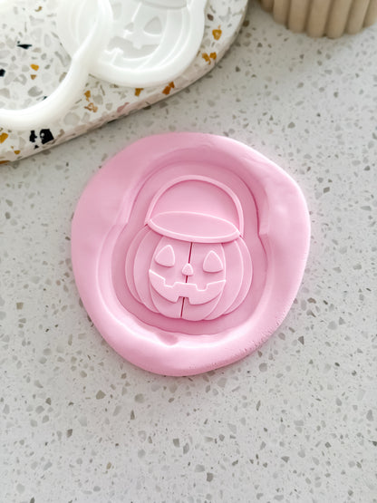 Pumpkin Bucket – Cookie Stamp & Cutter