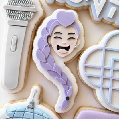 Pop Star Braid - Cookie Stamp and Cutter