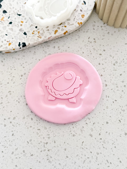 Baby Jesus (Wooden) Stamp & Cutter - Perfect for Fondant & Sugar Cookies