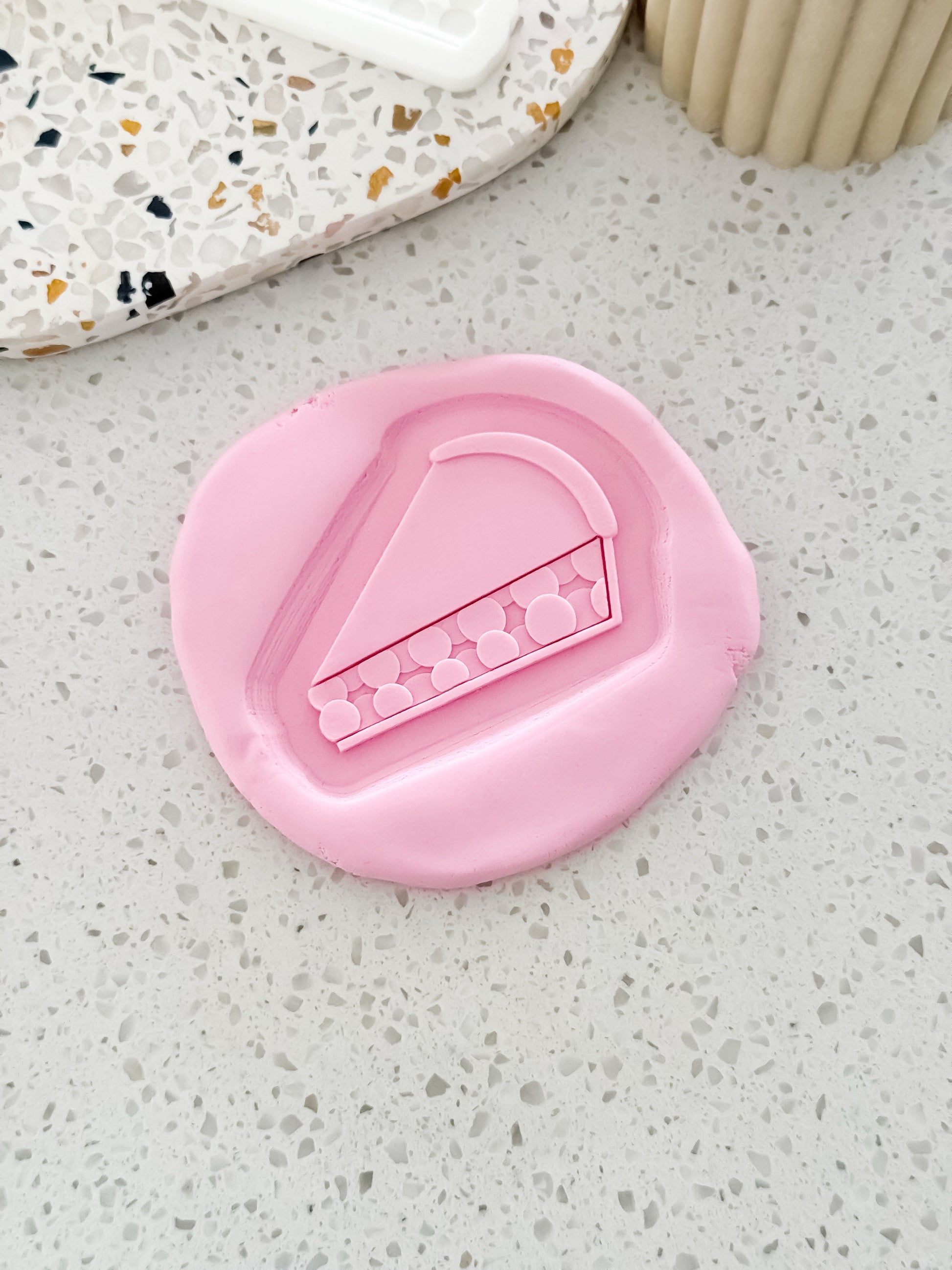 Cherry Pie (Caterpillar) Stamp & Cutter - Perfect for Fondant & Sugar Cookies
