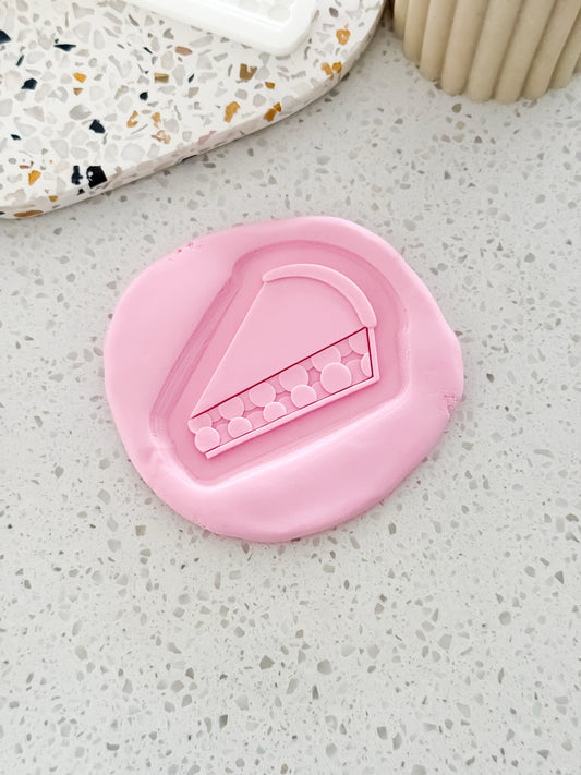 Cherry Pie (Caterpillar) Stamp & Cutter - Perfect for Fondant & Sugar Cookies