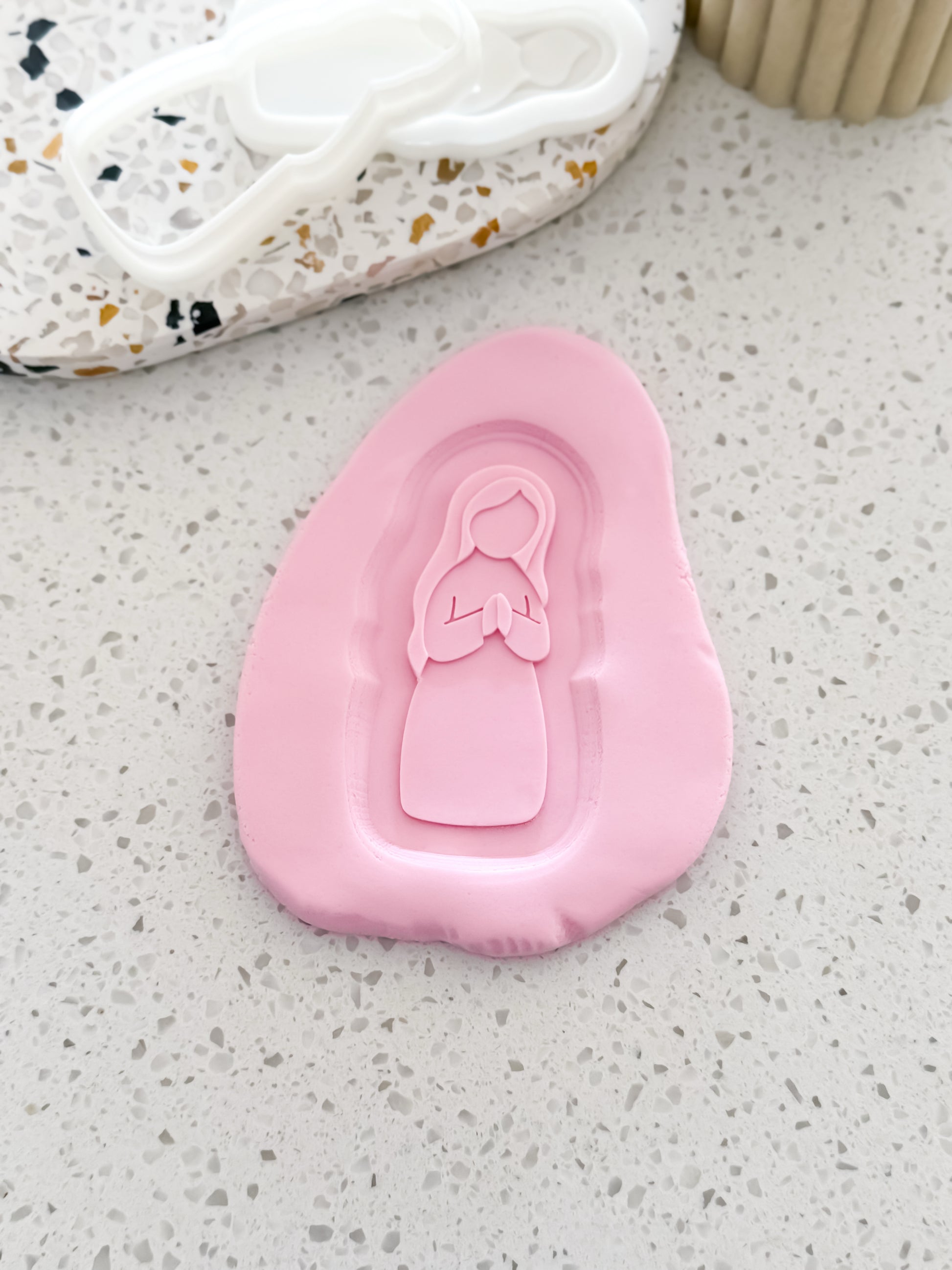 Mary (Wooden) Stamp & Cutter - Perfect for Fondant & Sugar Cookies