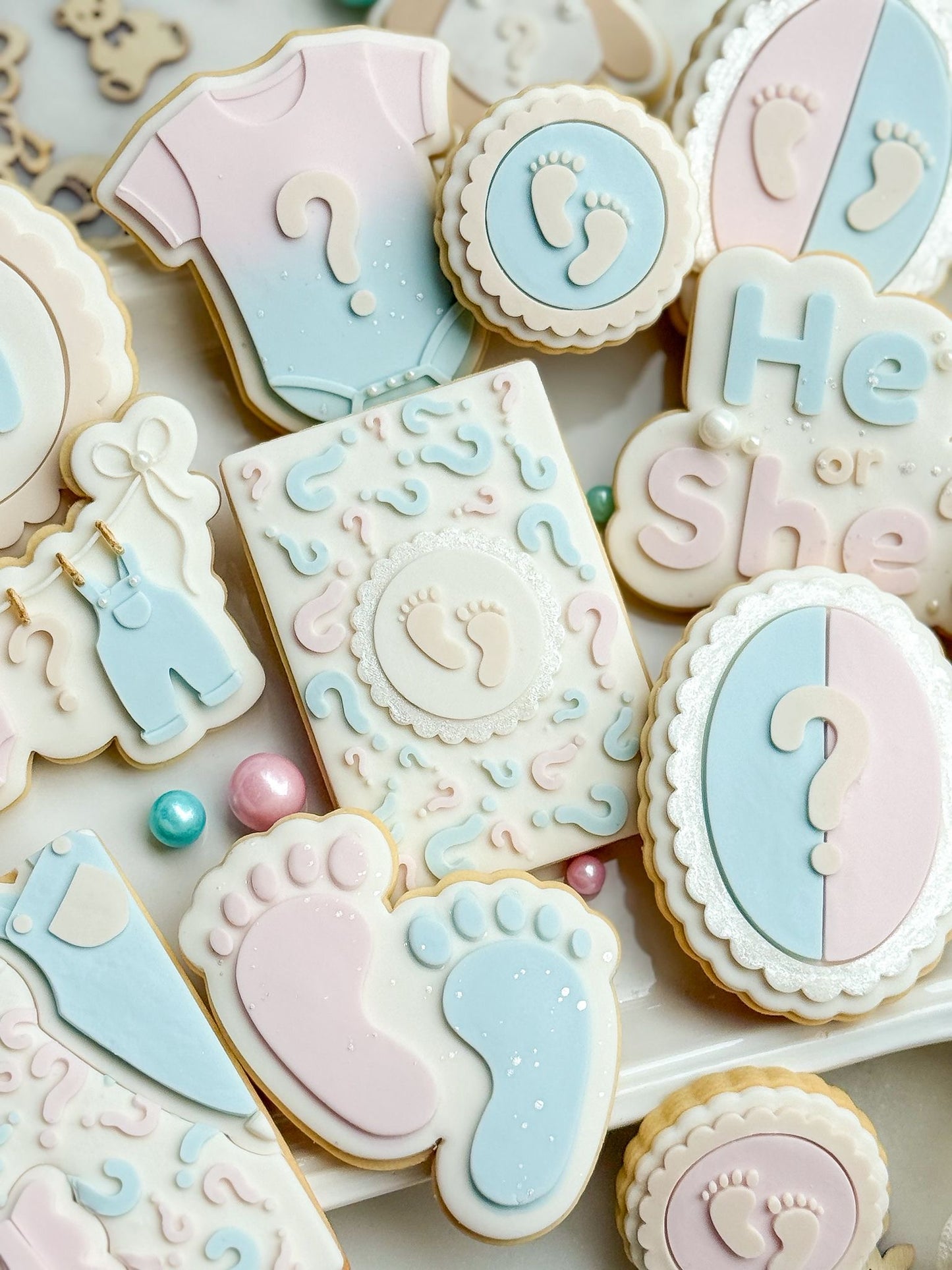 Tiny Toes Gender Reveal – Cookie Stamp & Cutter