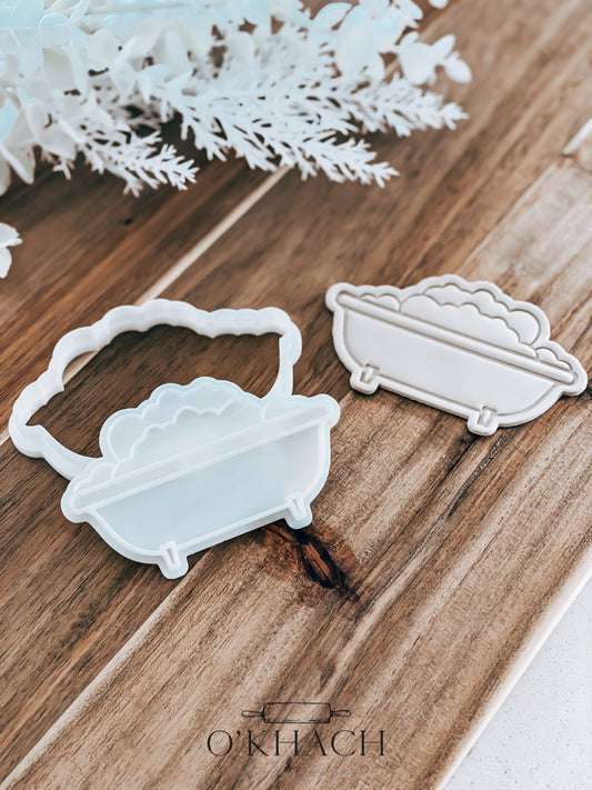 Bathtub Stamp & Cutter - Perfect for Fondant & Sugar Cookies