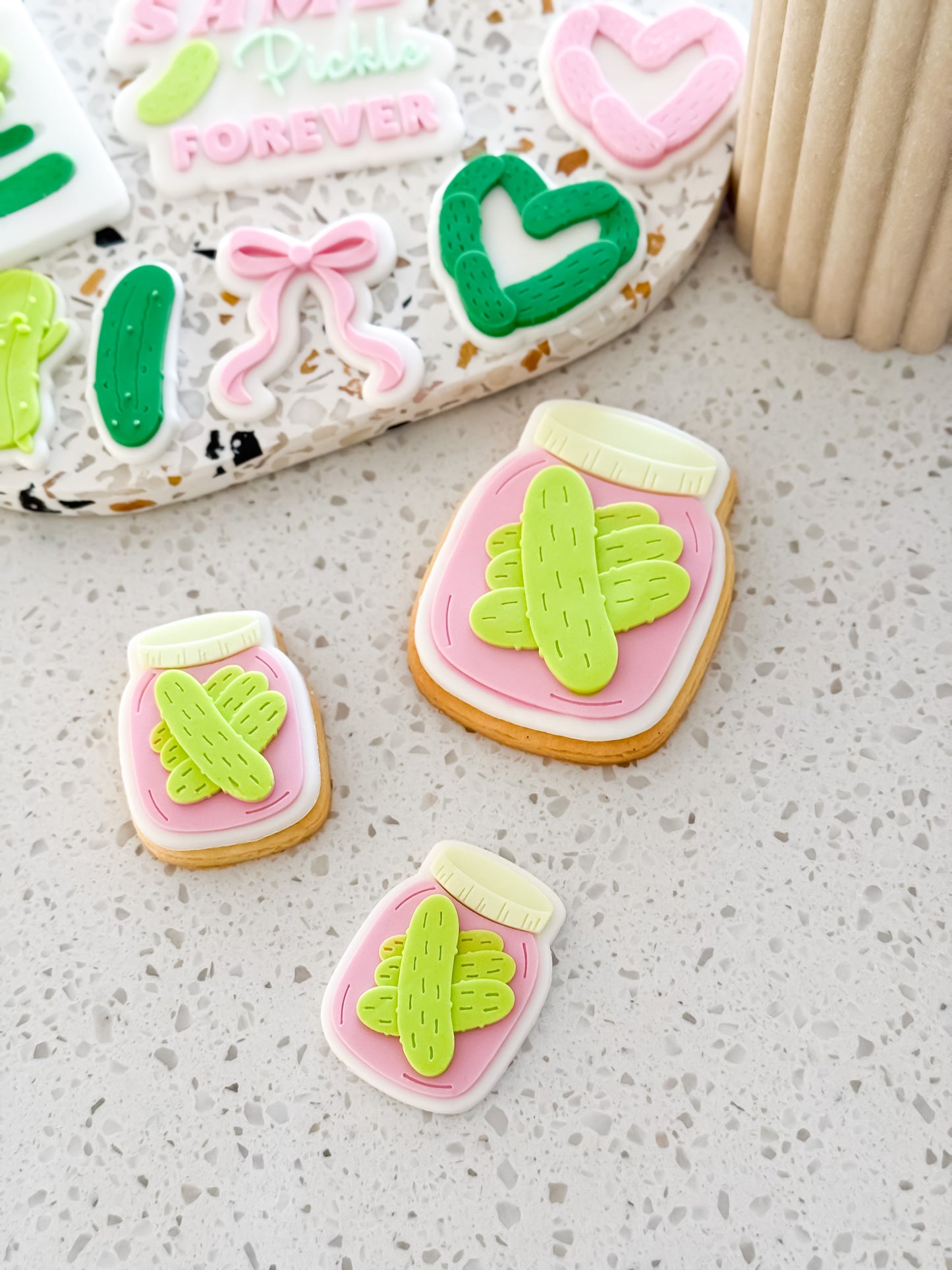 Pickle Jar - Cookie Stamp & Cutter