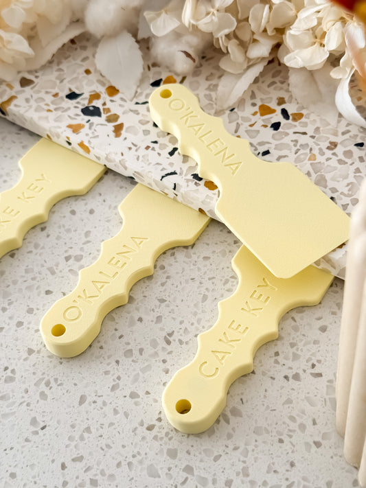 Cake Key™ Cake Board Lifting Tool | Lift Cakes Without Damaging Nails
