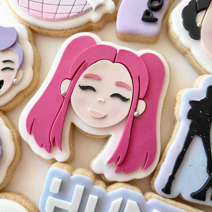 Twin Tails - Cookie Stamp and Cutter