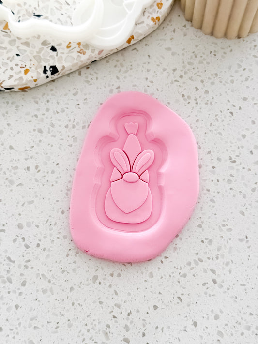 Easter Gnome Stamp & Cutter - Perfect for Fondant & Sugar Cookies
