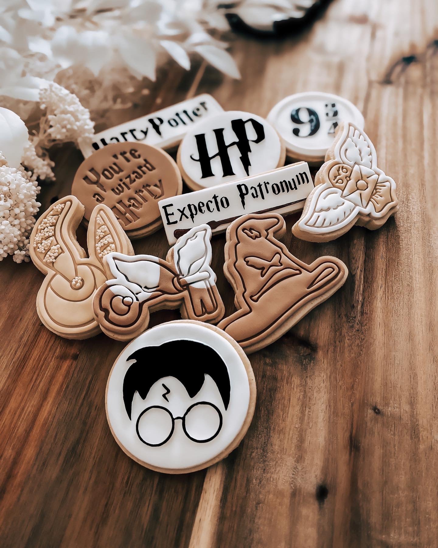 Spellbound Script with Wand 'UP' - Cookie Stamp and Cutter