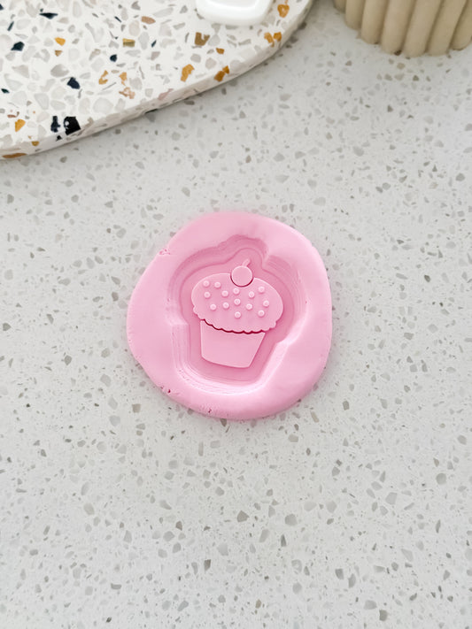 Mini Cupcake (Caterpillar) Stamp & Cutter - Perfect for Fondant & Sugar Cookies