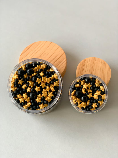 Golden Night Sky – Edible Sprinkles for Cakes, Cookies & Cupcakes