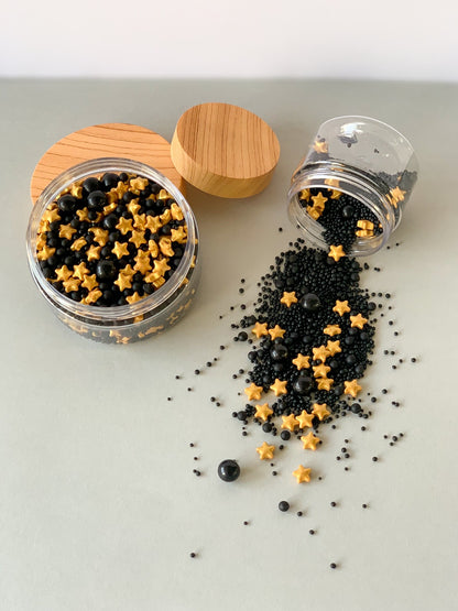 Golden Night Sky – Edible Sprinkles for Cakes, Cookies & Cupcakes