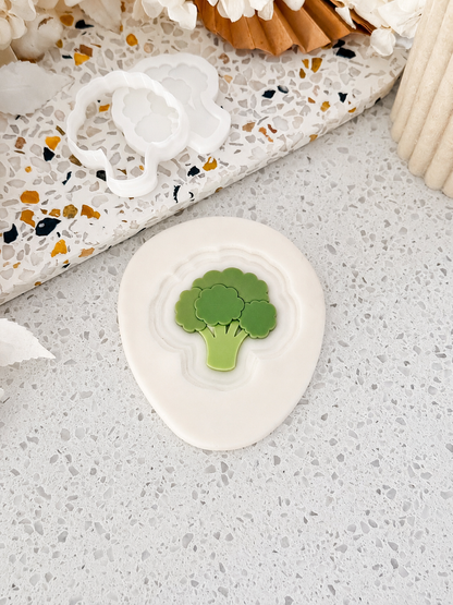 Mini Broccoli - Cookie Stamp and Cutter