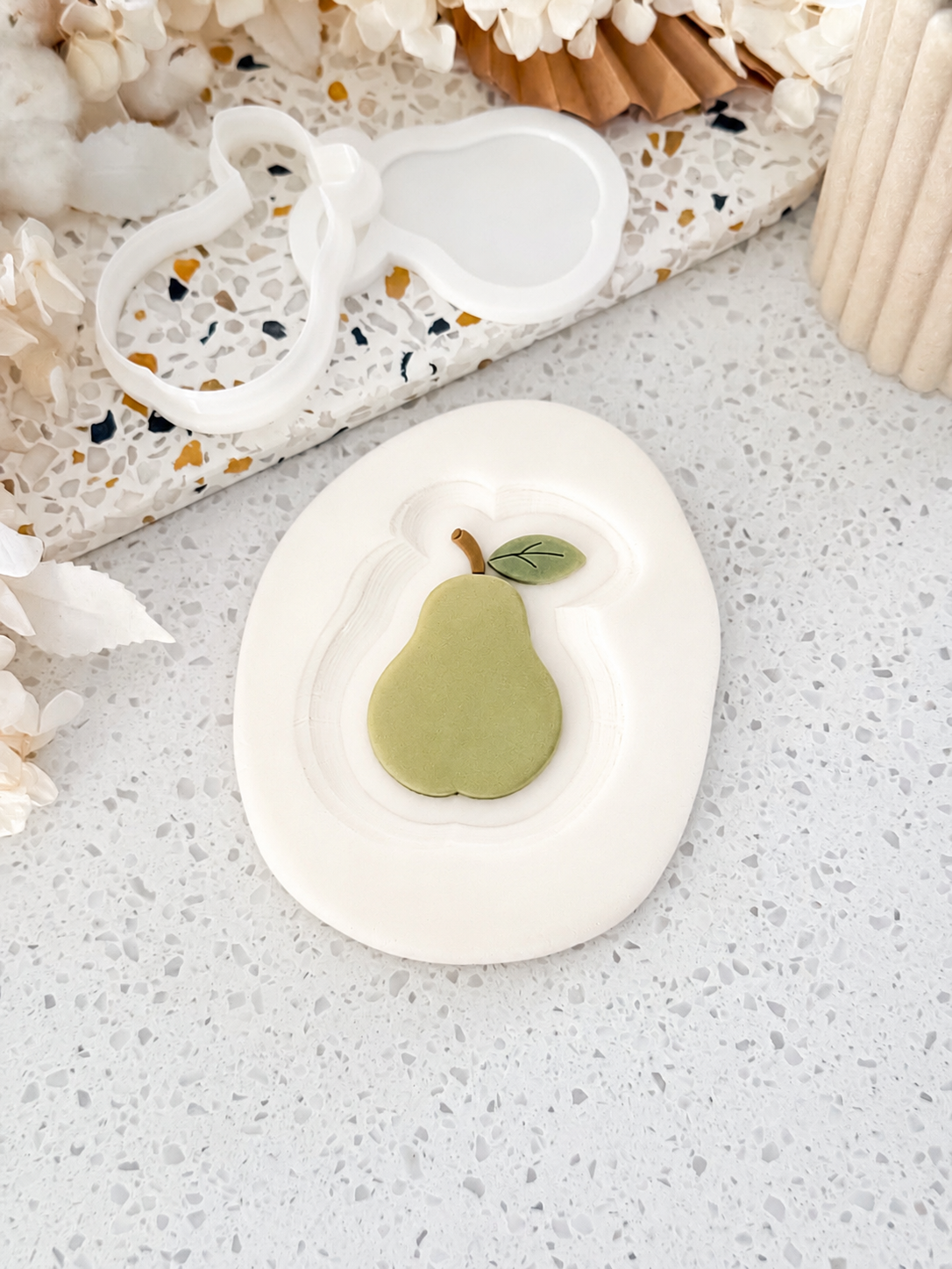 Pear - Cookie Stamp and Cutter