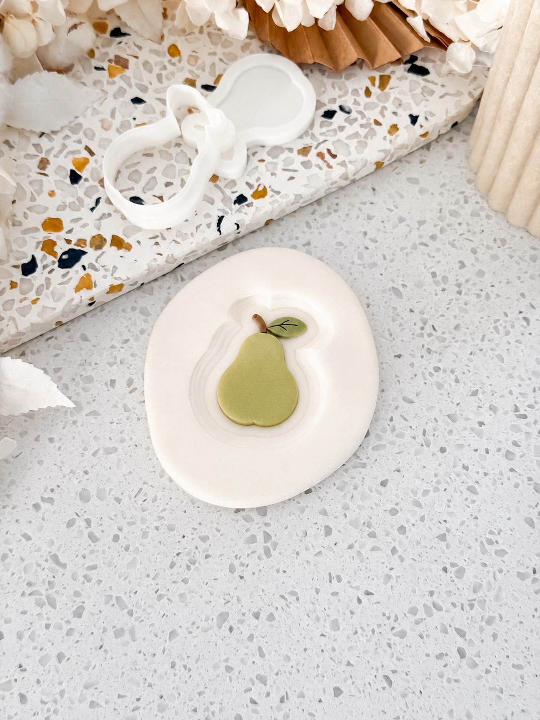 Mini Pear - Cookie Stamp and Cutter