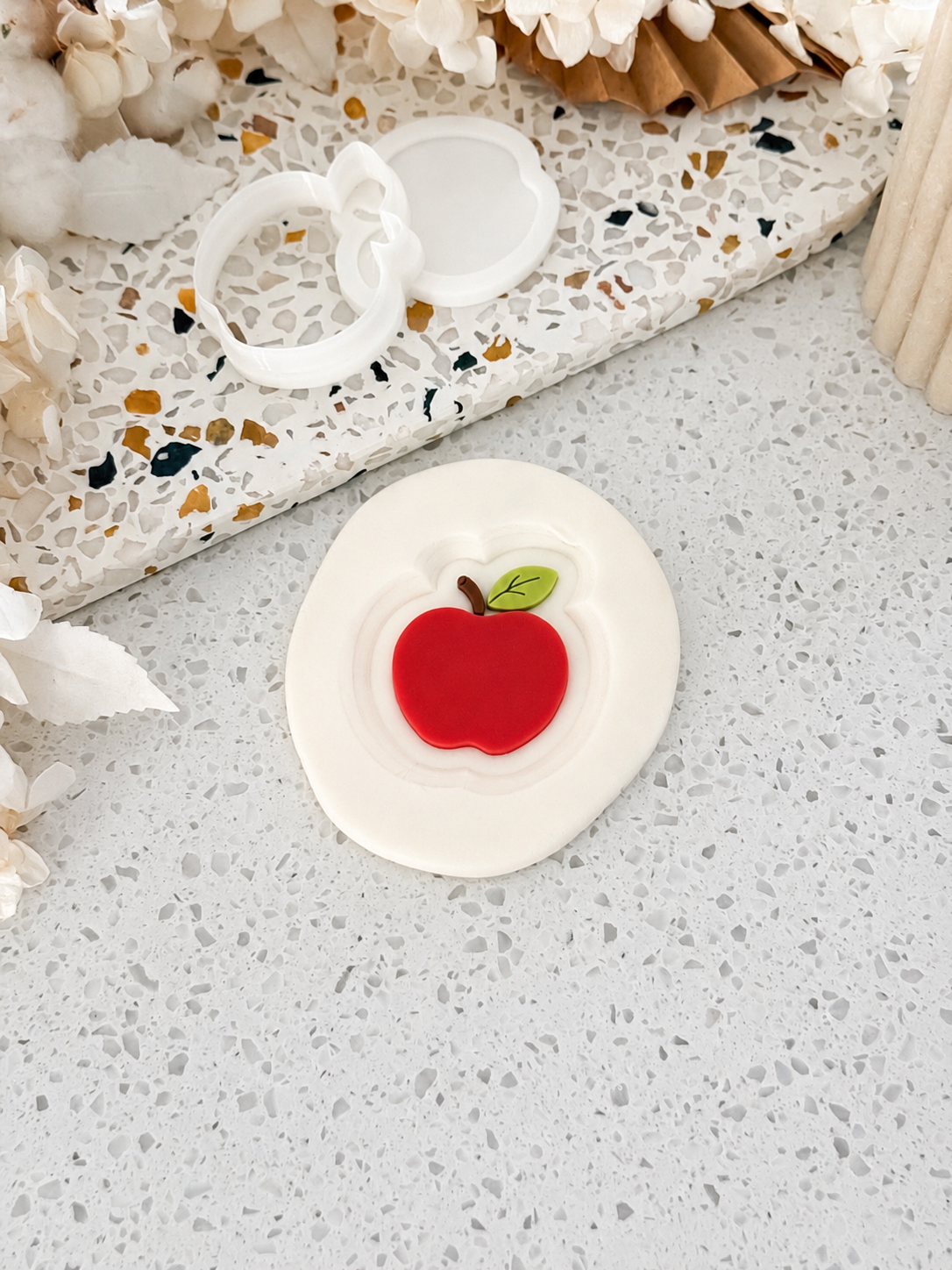 Mini Apple - Cookie Stamp and Cutter