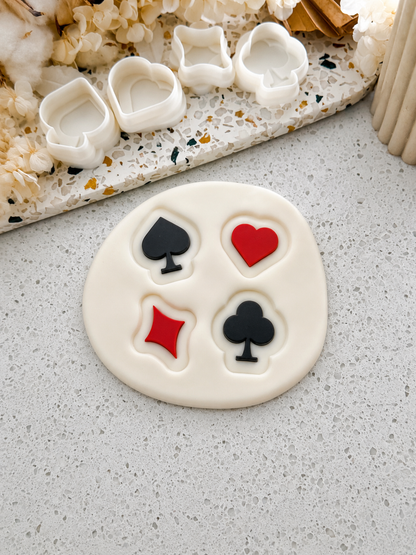 Mini Card Symbols (Layered) - Cookie Stamp and Cutter