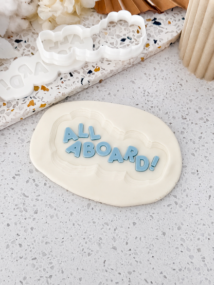 All Aboard! - Cookie Stamp and Cutter