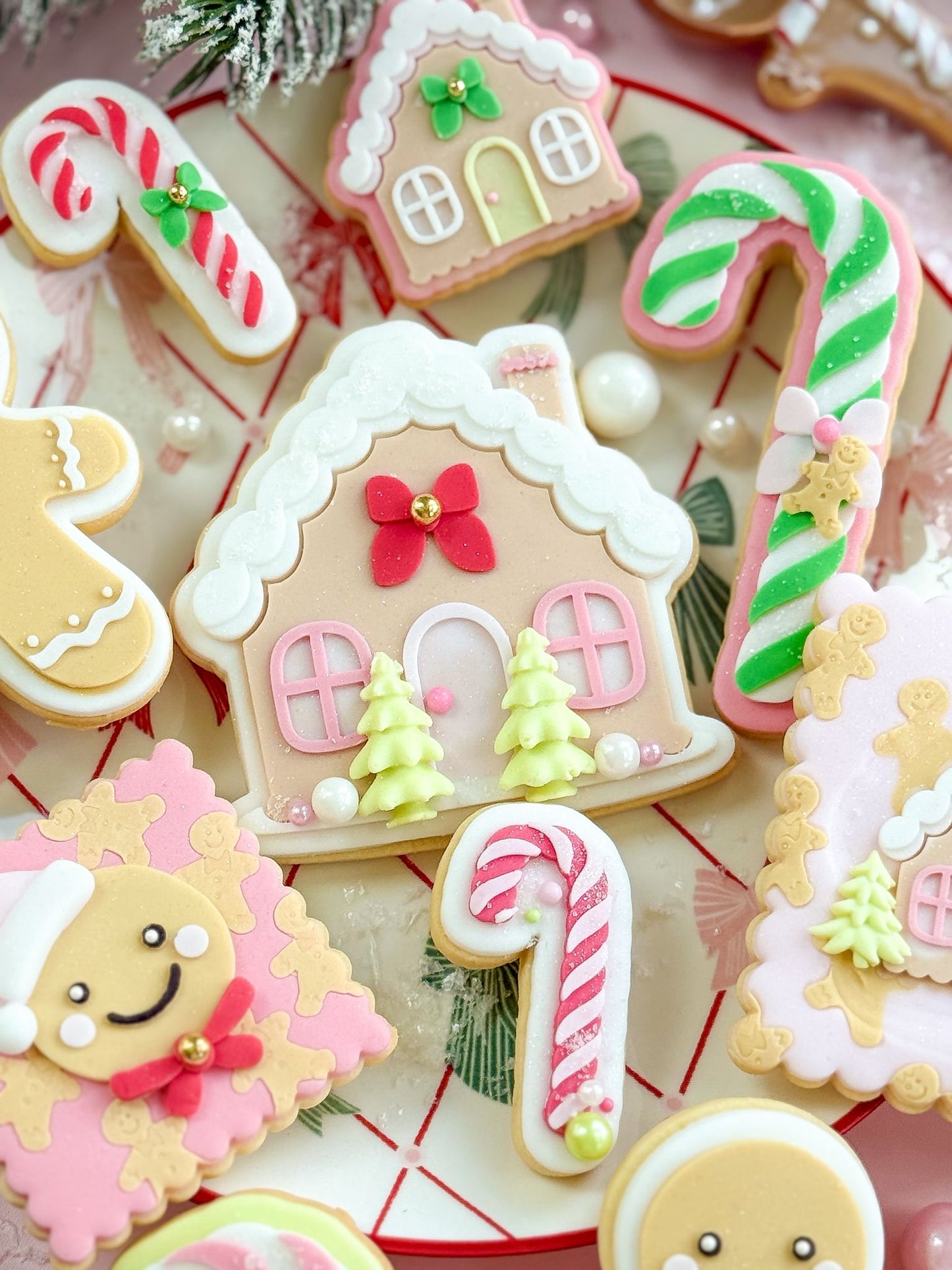 Mini Gingerbread House - Cookie Stamp and Cutter