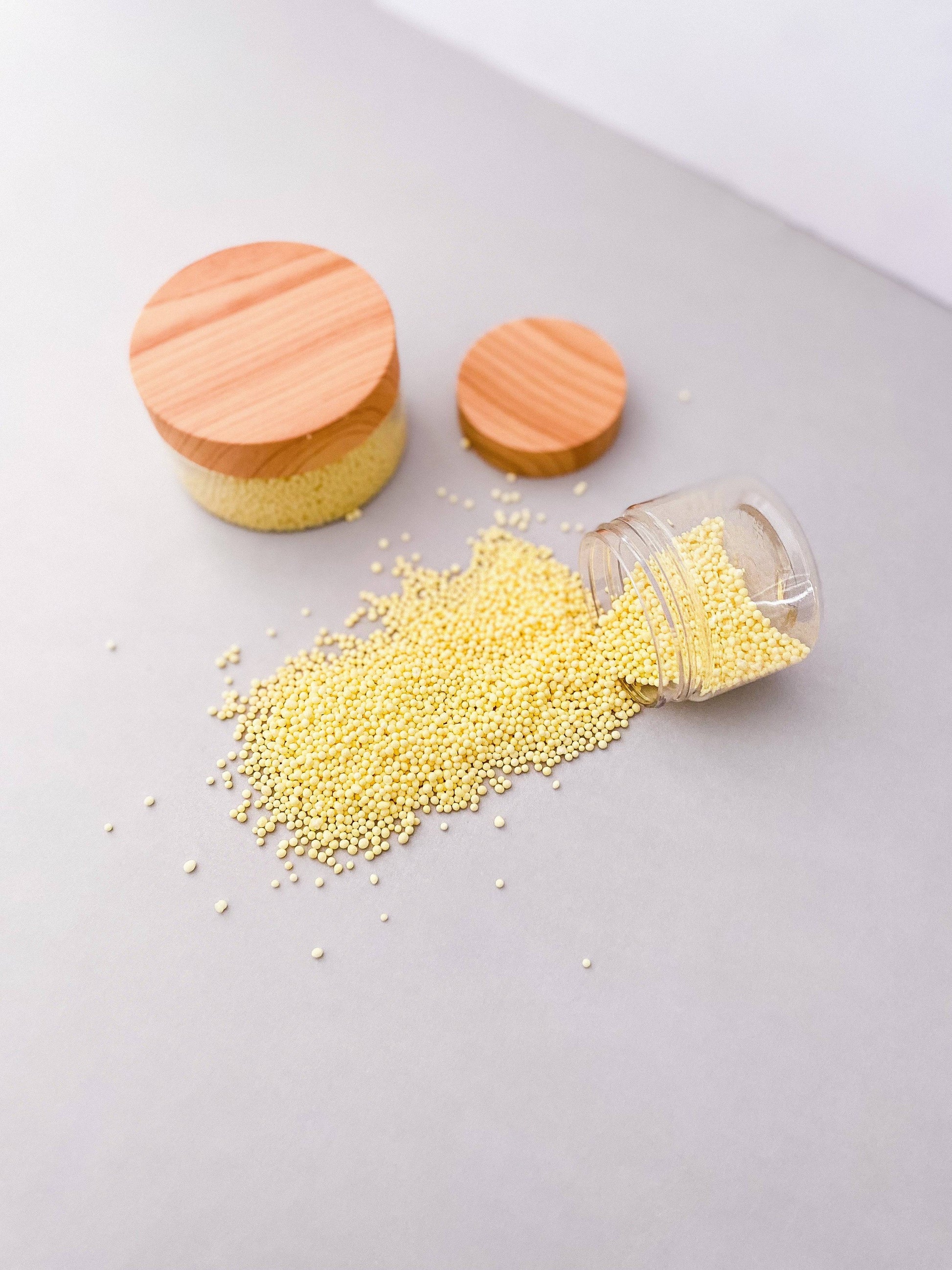 Lemon Nonpareils – Edible Sprinkles for Cakes, Cookies & Cupcakes