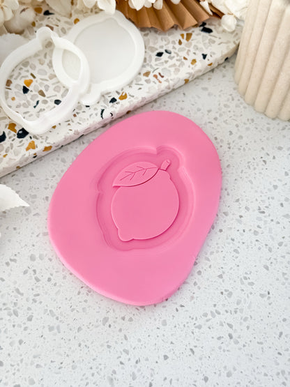 Lemon (Single Leaf) Cookie Stamp & Cutter - Perfect for Fondant & Sugar Cookies