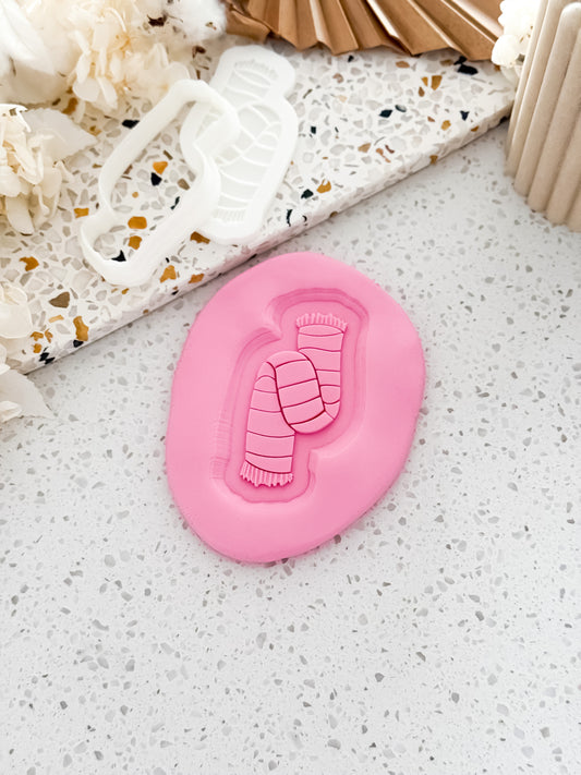 Magic Scarf Stamp & Cutter - Perfect for Fondant & Sugar Cookies