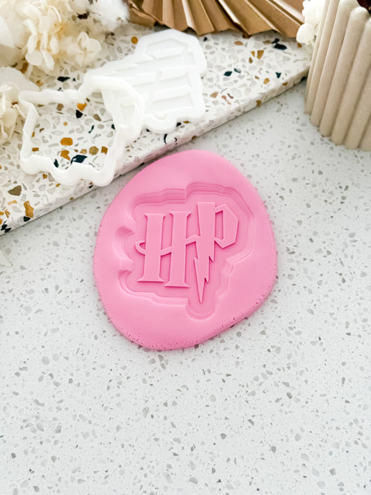 Magic School Initials Stamp & Cutter - Perfect for Fondant & Sugar Cookies