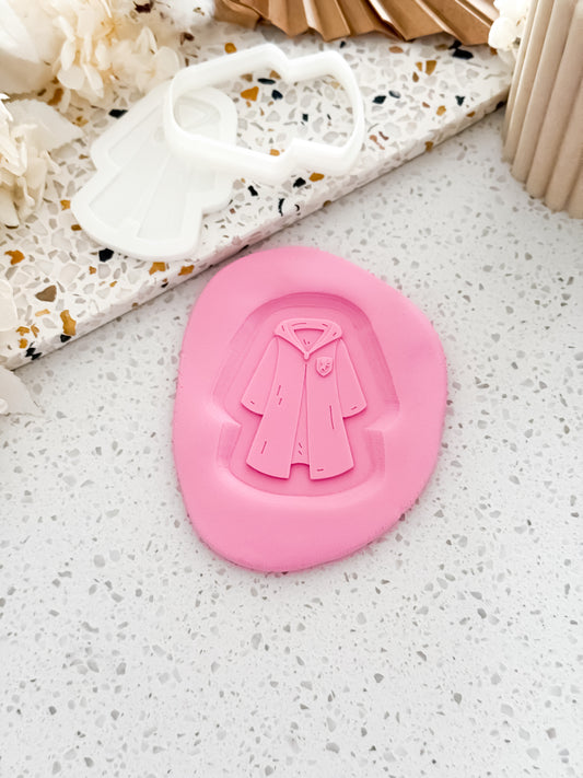 Magical Cloak Stamp & Cutter - Perfect for Fondant & Sugar Cookies