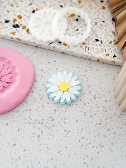 Mini Daisy Bloom (Petal) Stamp & Cutter - Perfect for Fondant & Sugar Cookies