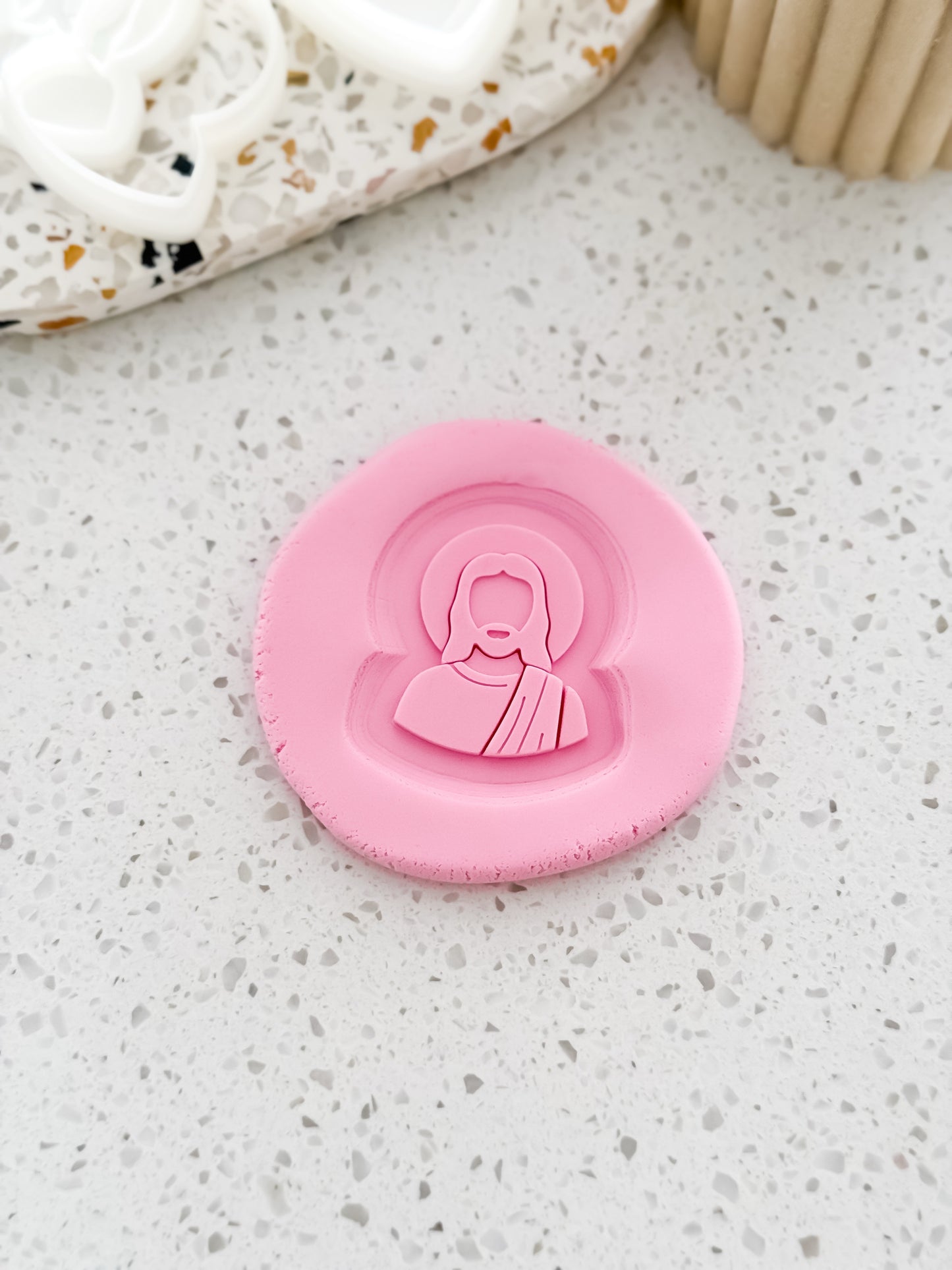 Mini Risen Saviour Stamp & Cutter - Perfect for Fondant & Sugar Cookies