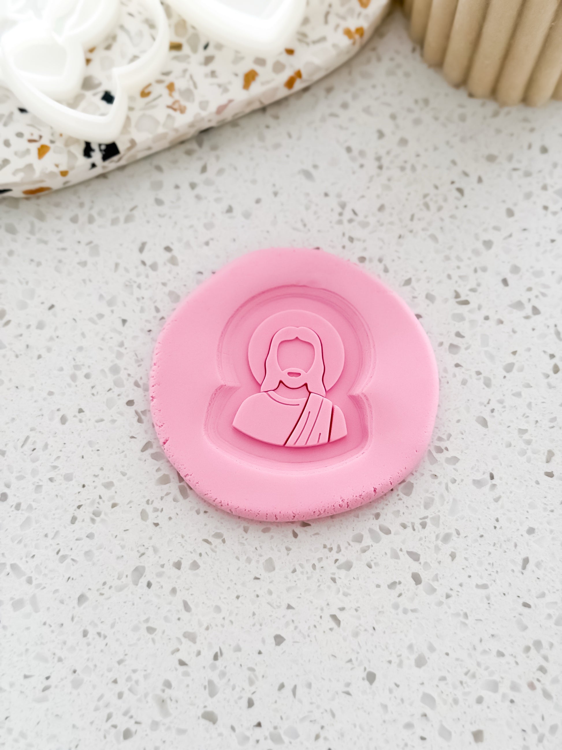 Mini Risen Saviour Stamp & Cutter - Perfect for Fondant & Sugar Cookies