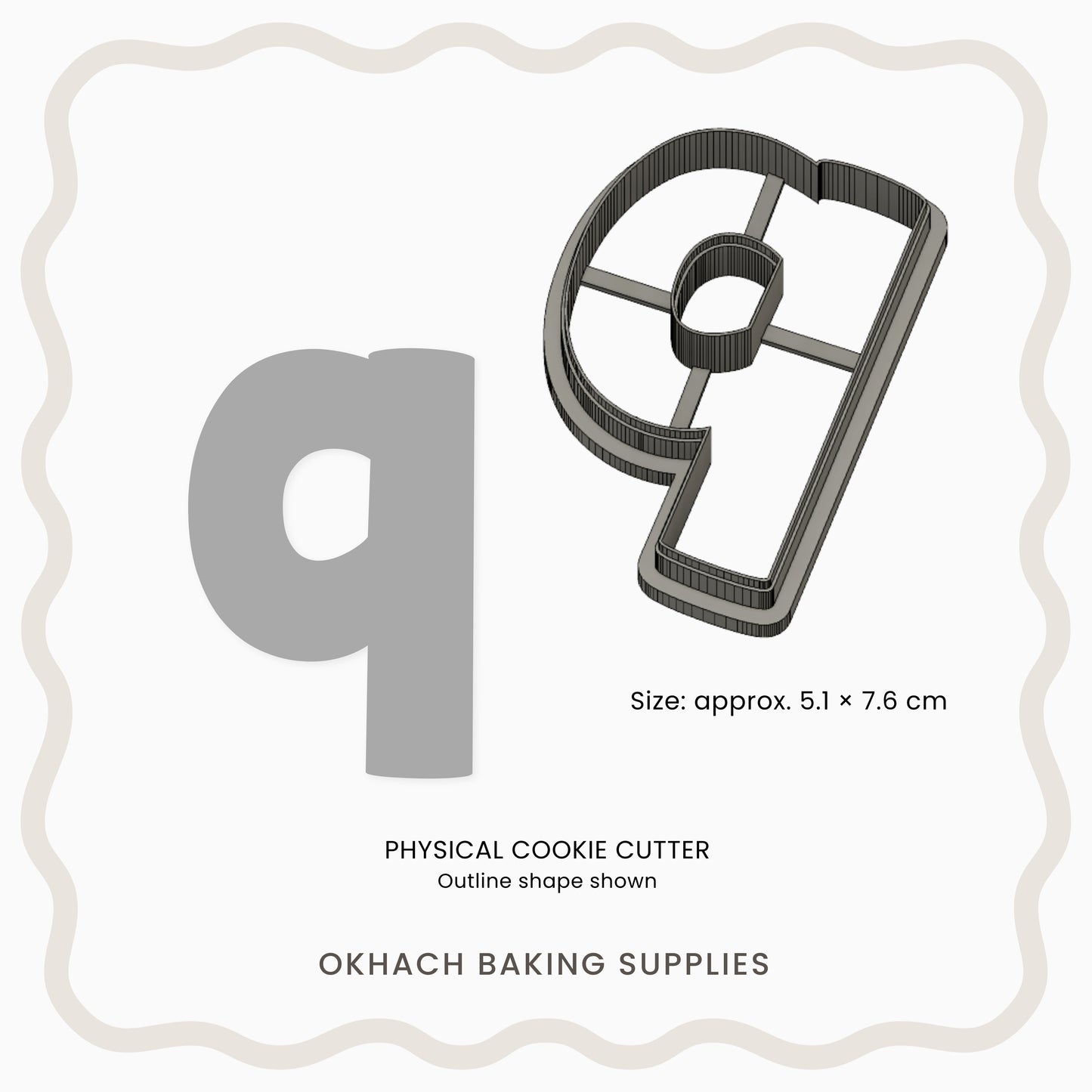 Numbers 0-9 (Caterpillar) - Cookie Cutter
